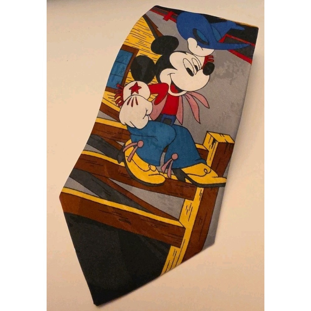 Disney Mickey Mouse Cowboy Unlimited by Balancine Inc The Tie Works Mens Necktie